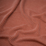 Rib Knit Polyester Rayon Spandex Fabric - Solid, 51" Width, 4-Way Stretch (1 Yard)