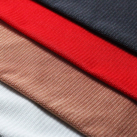 Ric Rac Texture Nylon Spandex Fabric - Multiple Colors, Solid Chevron Texture, 58/60" Width (1 Yard)