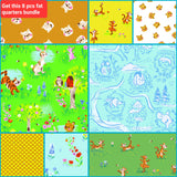 Fat Quarter Bundle 100 Aker Woods Winnie the Pooh Riley Blake
