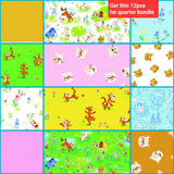 Fat Quarter Bundle 100 Aker Woods Winnie the Pooh Riley Blake