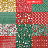 Fat Quarter Bundle A Pear-fect Christmas Riley Blake