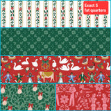 Fat Quarter Bundle A Pear-fect Christmas Riley Blake