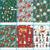 Fat Quarter Bundle A Pear-fect Christmas Riley Blake