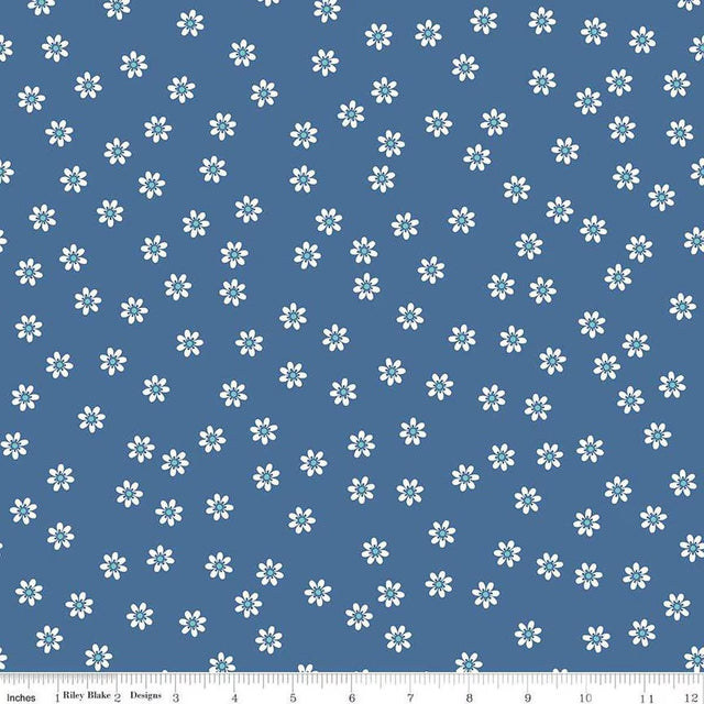 Quilting Cotton Bee Vintage Lula Denim Riley Blake Designs