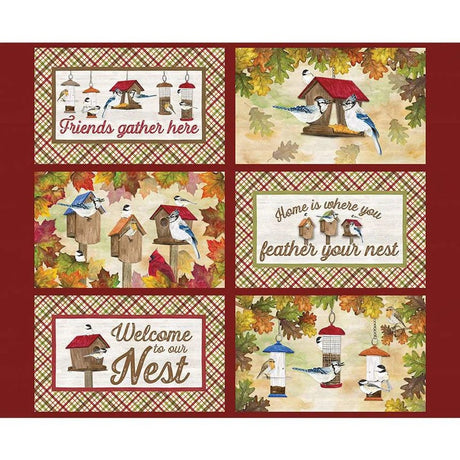 Fabric Panel Monthly Placemats September Leaves Riley Blake Designs