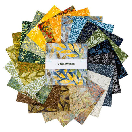 Layer Cake Tradewinds Batiks 10" Stacker Riley Blake Designs