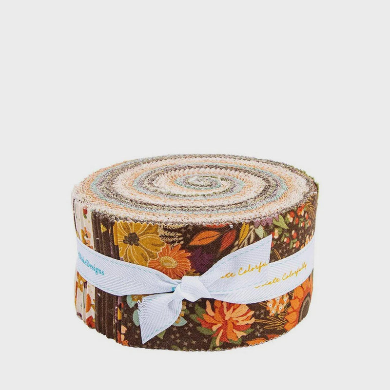 Rolie Polie The Awe of Autumn 2.5 Inch Strips Riley Blake