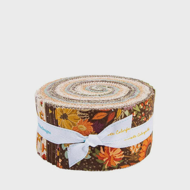 Rolie Polie The Awe of Autumn 2.5 Inch Strips Riley Blake