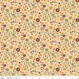 Quilting Cotton The Awe of Autumn Floral Latte Riley Blake Designs