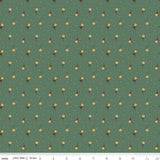 Quilting Cotton The Awe of Autumn Flower Toss Pine Riley Blake