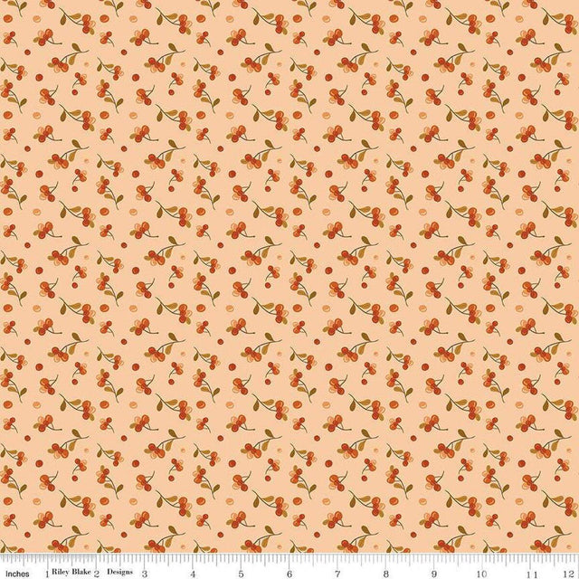 Quilting Cotton The Awe of Autumn Grid Hazy Riley Blake Designs