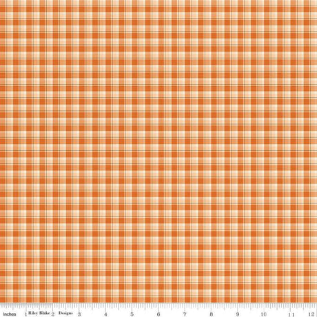 Quilting Cotton The Awe of Autumn Grid Hazy Riley Blake Designs