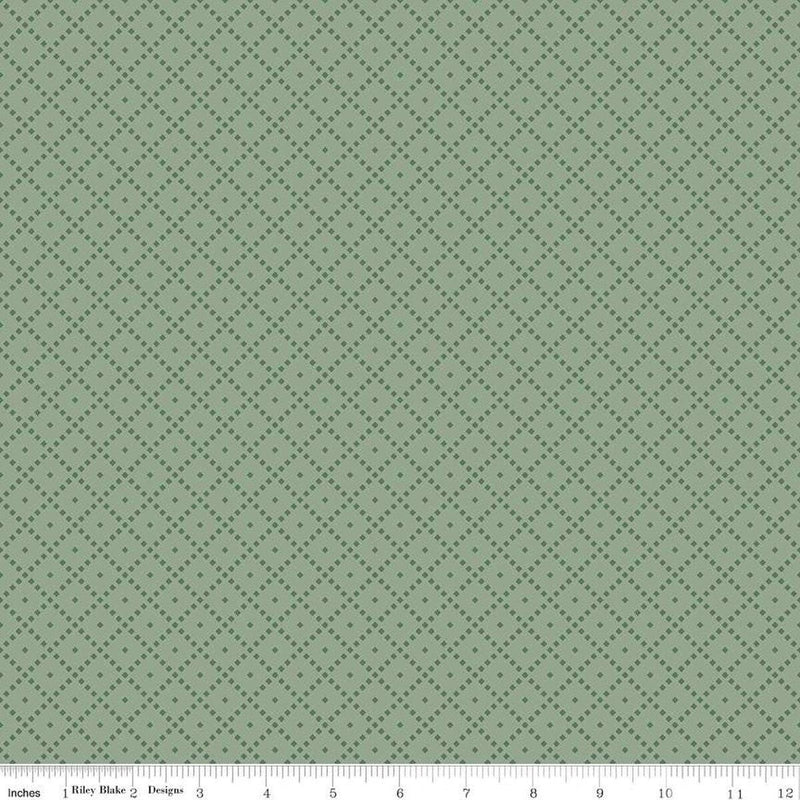 Quilting Cotton The Awe of Autumn Grid Hazy Riley Blake