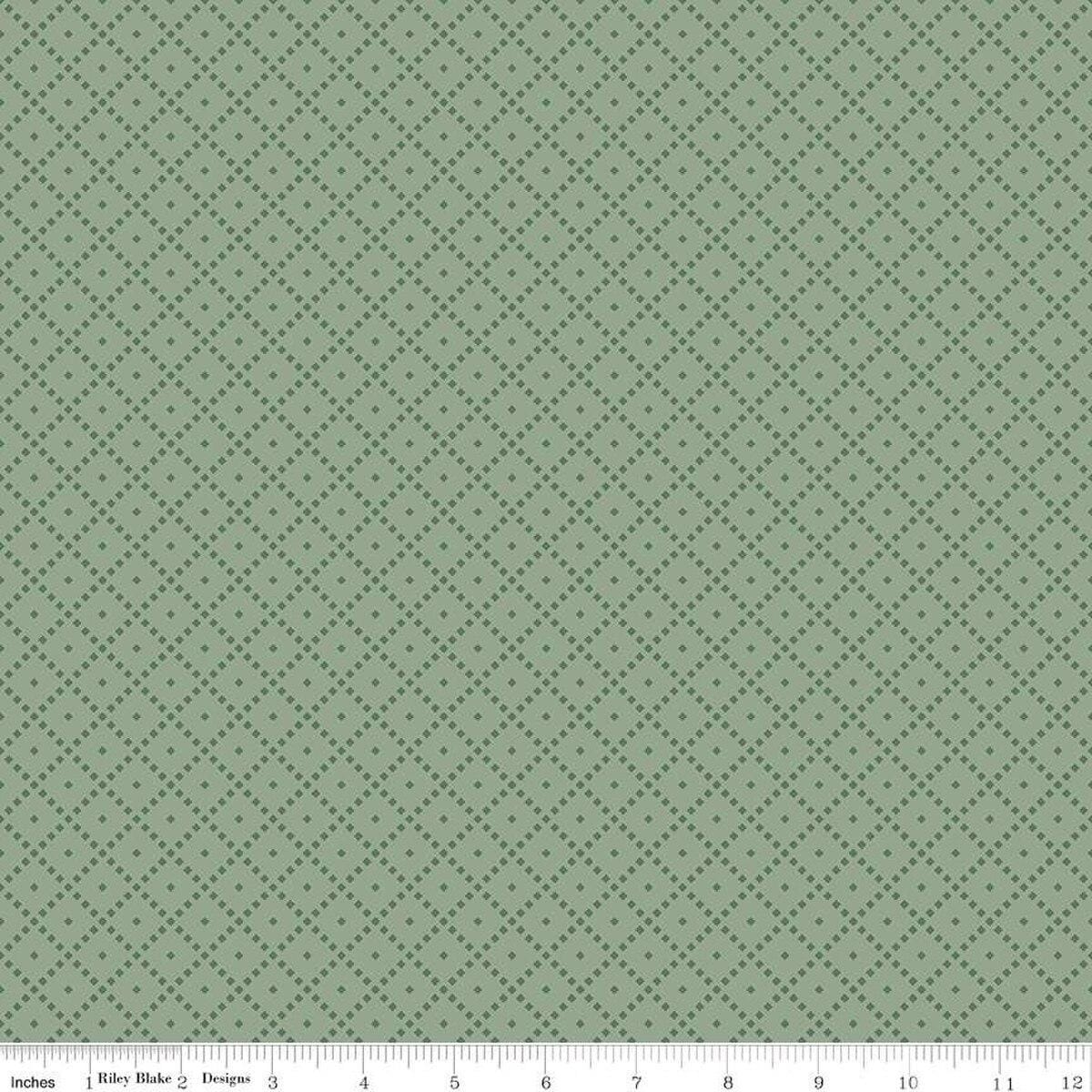 Quilting Cotton The Awe of Autumn Grid Hazy Riley Blake
