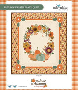 Quilting Cotton The Awe of Autumn Pumpkins Brown Riley Blake Designs