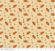 Quilting Cotton The Awe of Autumn Pumpkins Latte Riley Blake