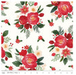 Wide Quilt Backing Charming Christmas Floral Riley Blake
