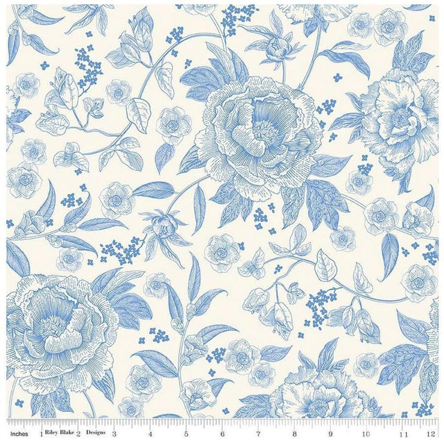 Wide Quilt Backing Penelope Floral 107/108" Wide Riley Blake Designs