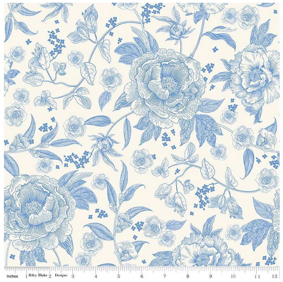 Wide Quilt Backing Penelope Floral 107/108" Wide Riley Blake Designs