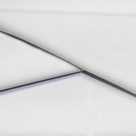 Ripple Recycled Polyester Spandex Fabric - White - PFP, 57" Width, 250 GSM (1 Yard)