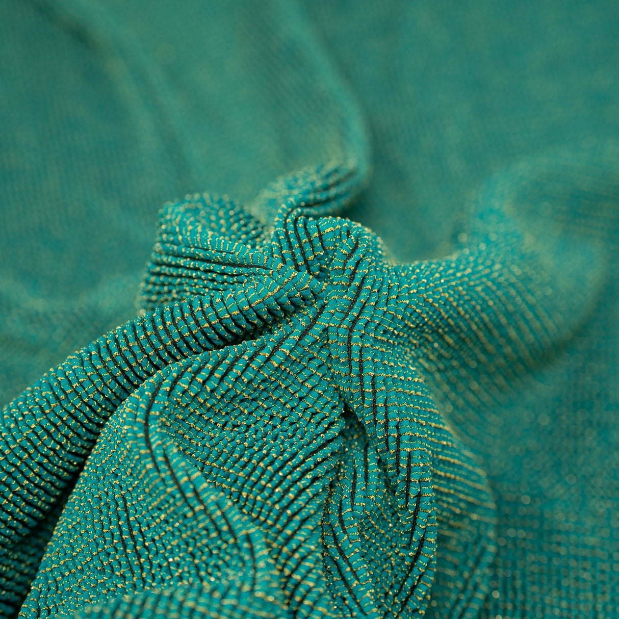 Crinkle Metallic Spandex Fabric