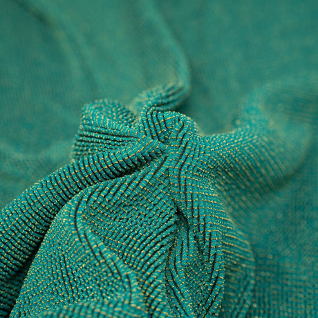 Crinkle Metallic Spandex Fabric
