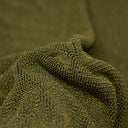 Ritzy Crinkle Nylon Polyester Spandex Metallic Fabric - Crinkle Jacquard, 4-Way Stretch, 22" Width, 680 Gsm (1 Yard)