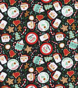 Quilting Cotton Cookies for Santa Christmas Fabric Robert Kaufman
