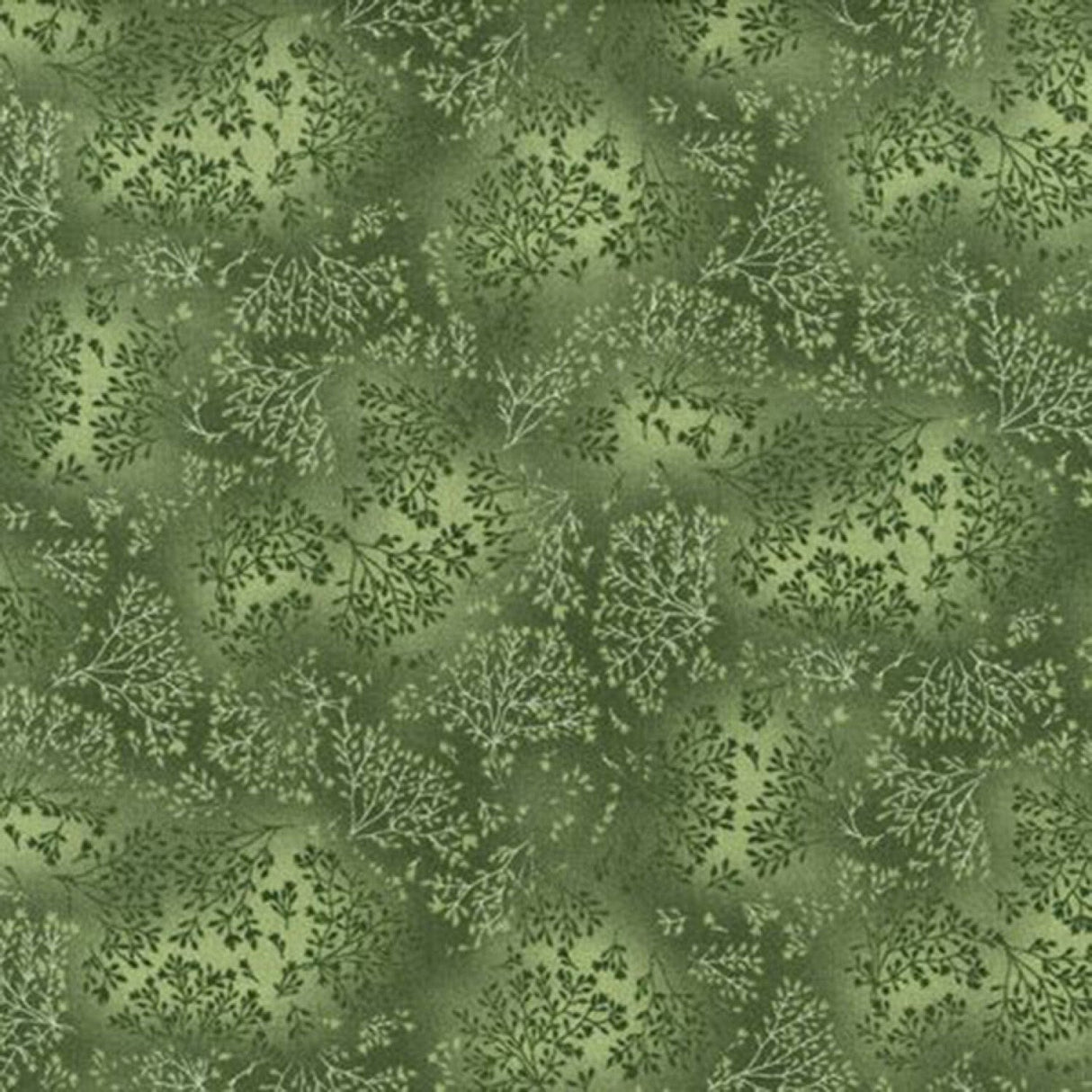 Quilting Cotton Grass Fusions Leaf Branches Robert Kaufman