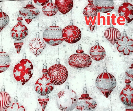 Quilting Cotton Decorative Ornaments Christmas Robert Kaufman