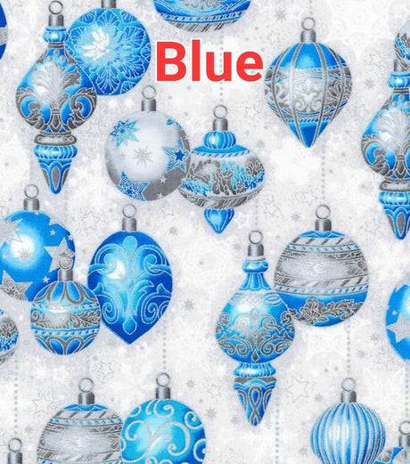 Quilting Cotton Decorative Ornaments Christmas Robert Kaufman