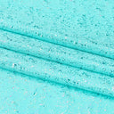 Robins Egg Speckle Spandex Fabric - Robin's Egg Speckle, 56/58" Width, 4-Way Stretch (1 Yard)