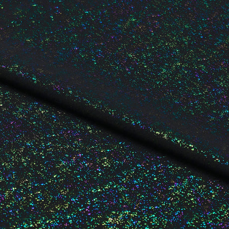 Robins Egg Speckle Spandex Fabric - Robin's Egg Speckle, 56/58" Width, 4-Way Stretch (1 Yard)