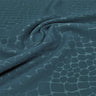 Rockodile EcoTechflex Fabric - Embossed Crocodile Foil Print, 54" Width (1 Yard)