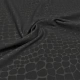 Rockodile EcoTechflex Fabric - Embossed Crocodile Foil Print, 54" Width (1 Yard)