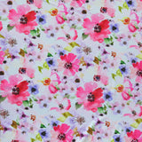 Swim Knit Nylon Spandex Romantic Flowers