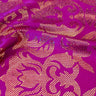 Rome Foil Printed Spandex Fabric - Bright Grape/Watermelon, Foil Print, 53/54" Width (1 Yard)