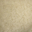 Burnout Velvet Drapery Fabric Fern Leaf Oyster