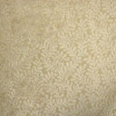 Burnout Velvet Drapery Fabric Fern Leaf Oyster