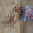 1/2 Inch Rose Gold Bra Rings