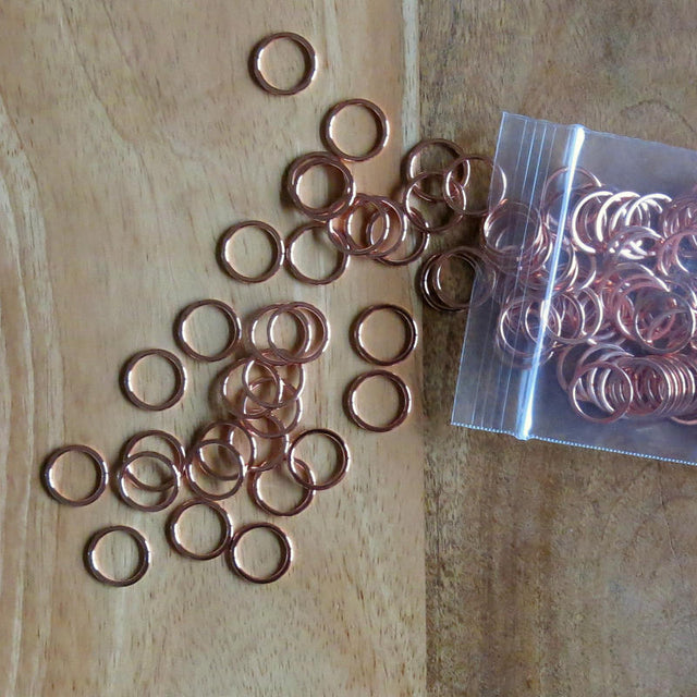 1/2 Inch Rose Gold Bra Rings