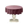 Tablecloth Dull Bridal Satin Fabric - 54" Round, Color Options (1 Piece)