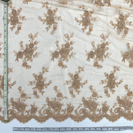 Corded Embroidered Lace Mesh
