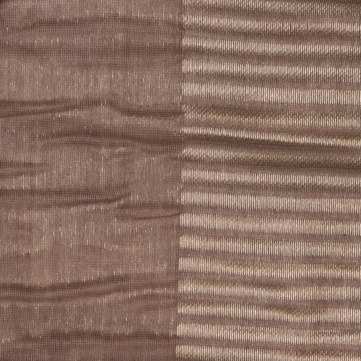 Linen Blend Organza Drapery Fabric 110" Rosewood