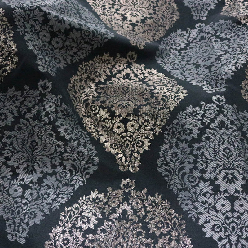 Jacquard Damask Fabric Rouge by the Yard