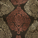 Jacquard Damask Fabric Rouge by the Yard