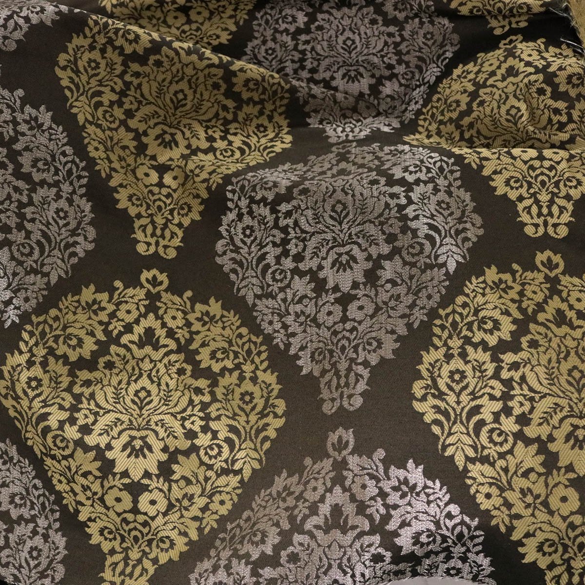 Jacquard Damask Fabric Rouge by the Yard