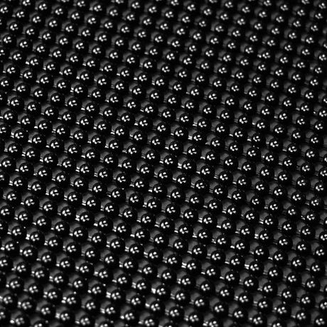 Rounded Aluminum Scale Mesh Aluminum Fabric - Gold, Silver, Black Chain Mail Pattern, 21" X 62" (1 Whole Piece)