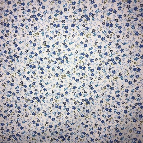 Mini Daisy Floral Poly Cotton Fabric - Fuchsia, Purple, Red, Royal Blue Mini Daisy Floral, 58/60" Width