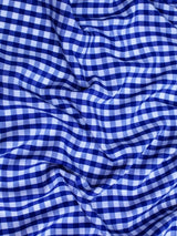 Gingham 1/4" Checkered Poly Cotton Fabric - Checkered Pattern, 57/58" Width (1 Yard)